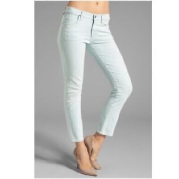 Citizens of Humanity  Calrton Retro High Rise Slim Straight Light Blue Size 27 - Picture 1 of 9